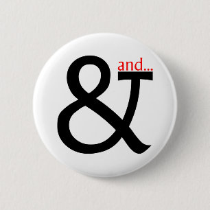 Font Cookery 6 Cm Round Badge