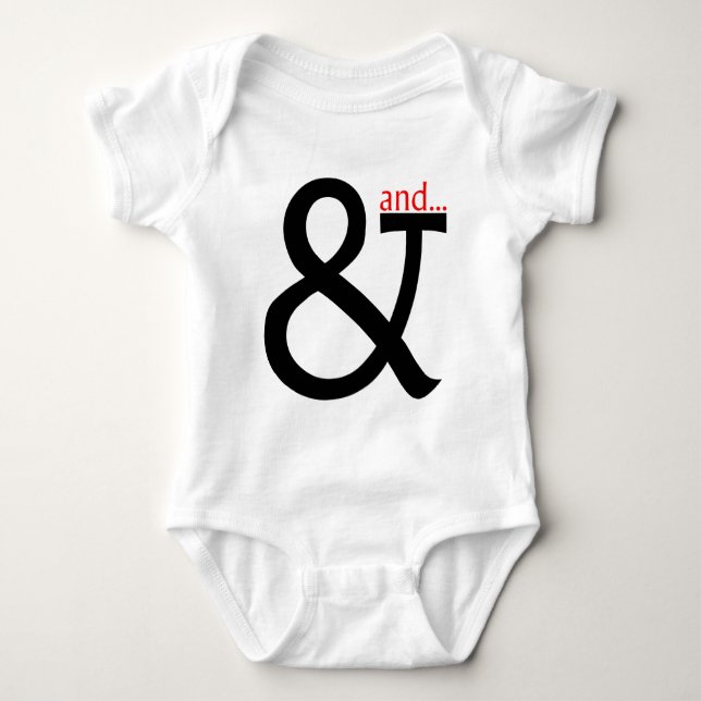 Font Cookery Baby Bodysuit (Front)