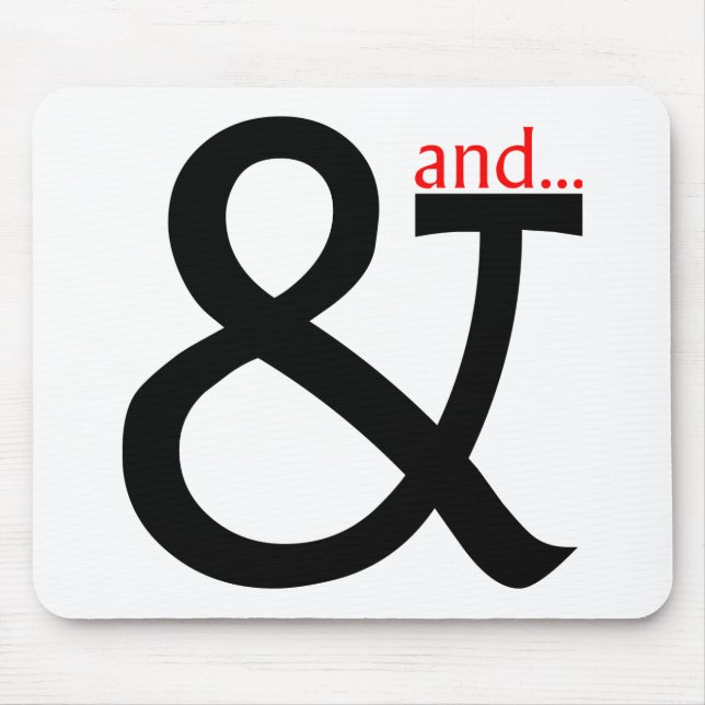 Font Cookery Mouse Mat (Front)