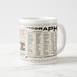 Font Me Typography FLOMMIST Edition Large Coffee Mug