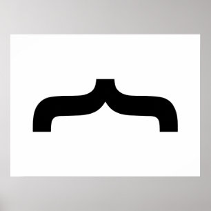 Font Moustache Poster