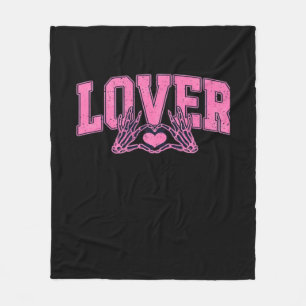 Font With Skeleton Hands Classic Fleece Blanket