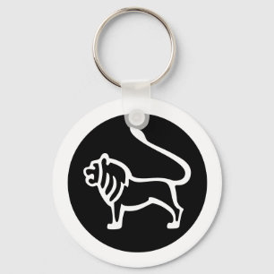 Font Zodiac: LEO + your Colors & Ideas Key Ring