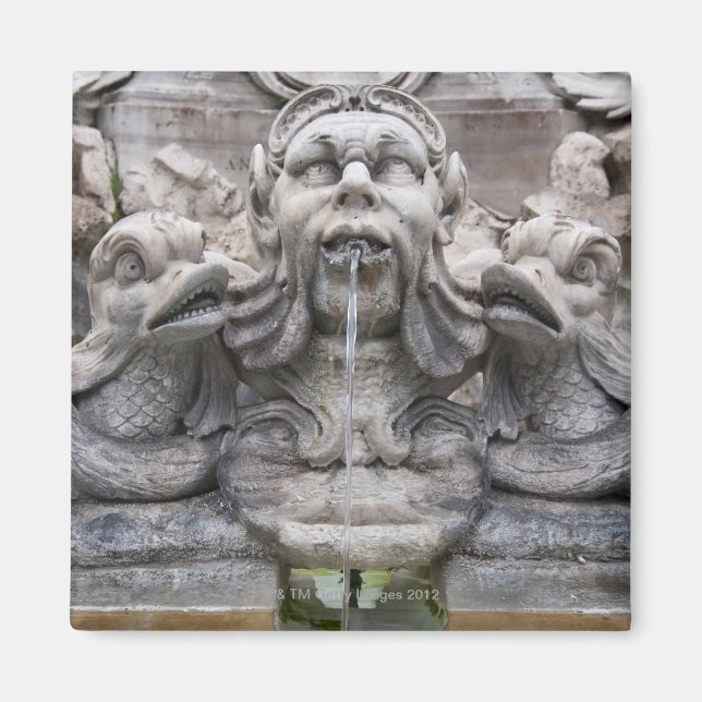 Fontana del Pantheon (1575) designed by Giacomo Magnet (Front)