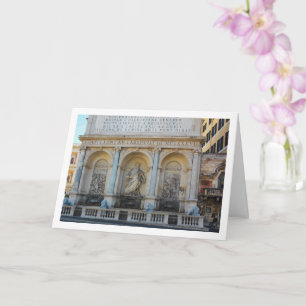 Fontana dell'Acqua Felice, Rome, Italy Card