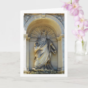 Fontana dell'Acqua Felice Statue, Rome, Italy Card