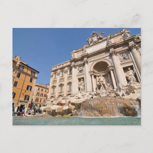 Fontana di Trevi in Rome, Italy Postcard (Front)