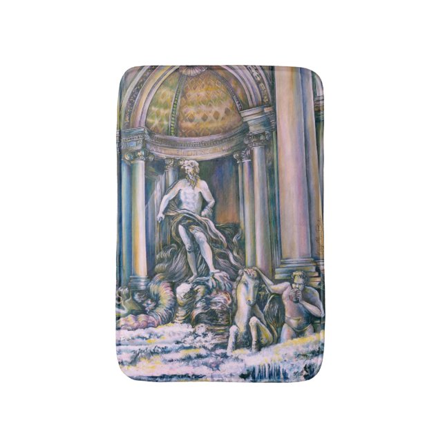 Fontana Di Trevi, Roma Bath Mat (Front Vertical)