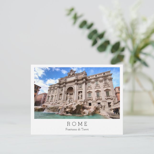 Fontana di Trevi, Rome Postcard (Standing Front)