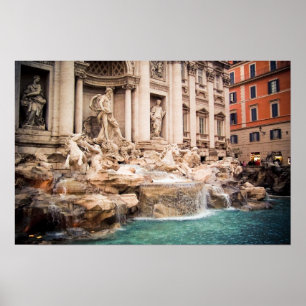 Fontana di Trevi Rome poster