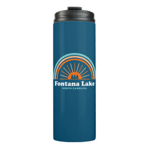 Fontana Lake North Carolina Rainbow Thermal Tumbler