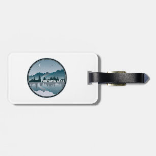 Fontana Lake North Carolina Reflection Luggage Tag