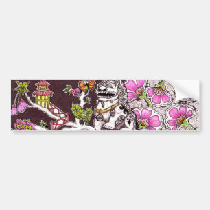Foo Dog Bumper Sticker
