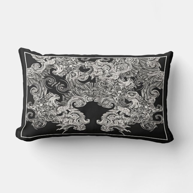 Foo Dog Flight Lumbar Cushion (Front)