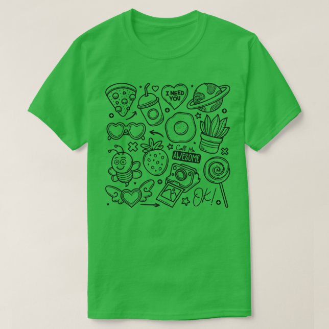 Food Abstract T-Shirt (Design Front)