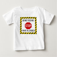 Food allergies toddler and baby t-shirt