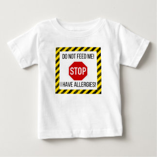 Food allergies toddler and baby t-shirt