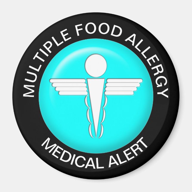 Food Allergy Alert Magnet (Front)