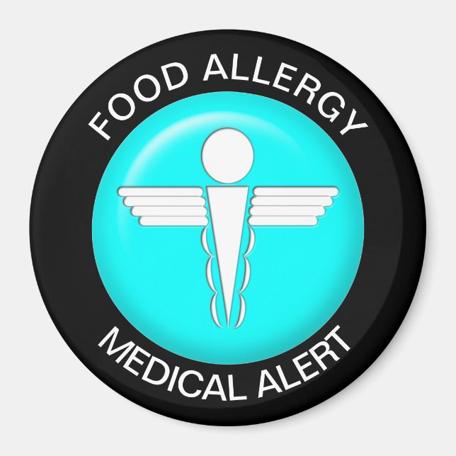 Food Allergy Alert Magnet (Front)