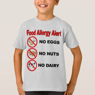 Food Allergy Alert T-Shirt