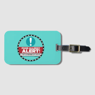 Food Allergy Alert Tag