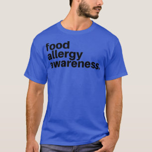 Food Allergy Awareness Simple Minimalist T-Shirt