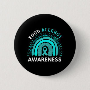 Food Allergy Awareness Support 6 Cm Round Badge