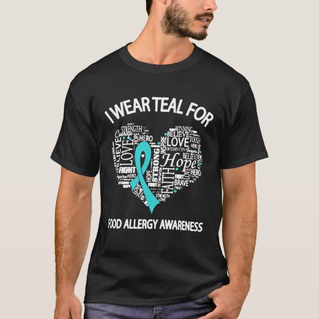 Food Allergy Awareness T-Shirt (Front)