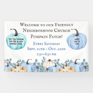 Food Allergy Friendly Teal Pumpkin Patch Banner