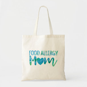 Food Allergy Mum Watercolor Typography Awareness Tote Bag