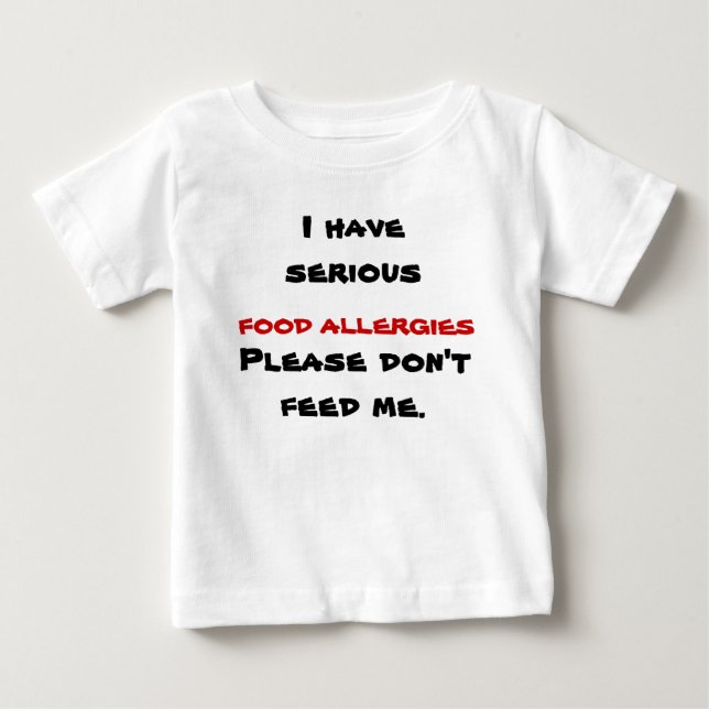 Food Allergy Tshirt (Front)