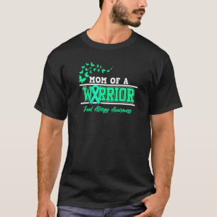 Food Allergy Warrior Awareness Month Teal Ribbon G T-Shirt