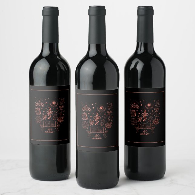 Food and Beverage Label Set (Bottles)