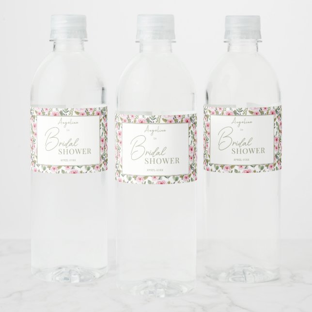 Food and Beverage Label Set bridal shower. (Bottles)