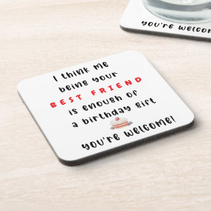 Food and Beverage Label Set Coaster