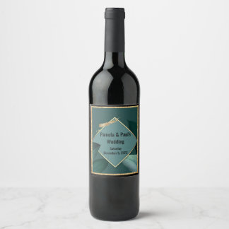 Food and Beverage Label Set Customise Wedding Wine