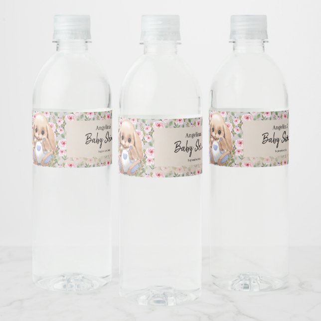 Food and Beverage Label Set For baby shower. (Bottles)