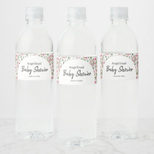 Food and Beverage Label Set For baby shower.