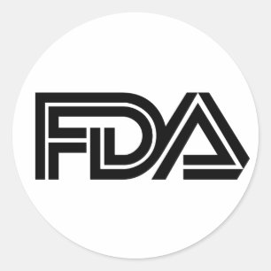 Food and Drug Administration Classic Round Sticker
