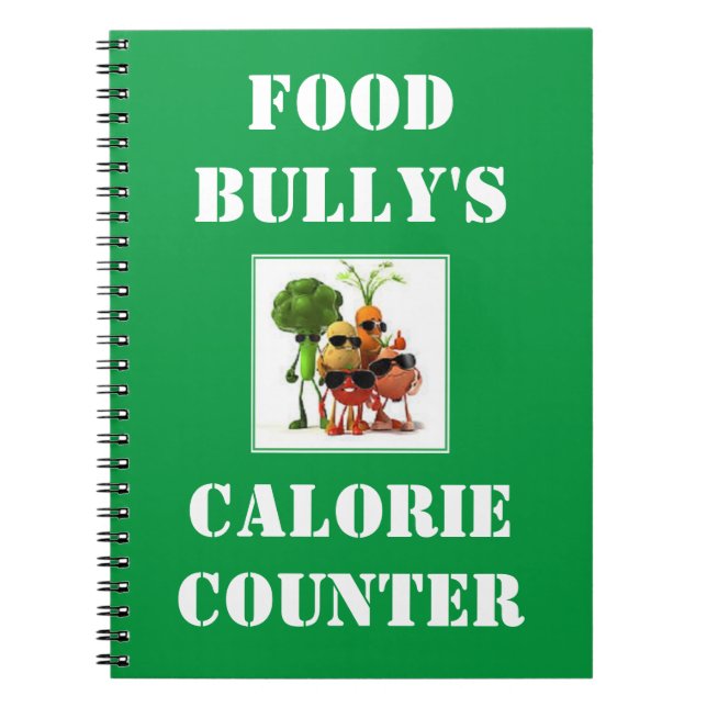 Food Bully's Calorie Counter Notebook (Front)