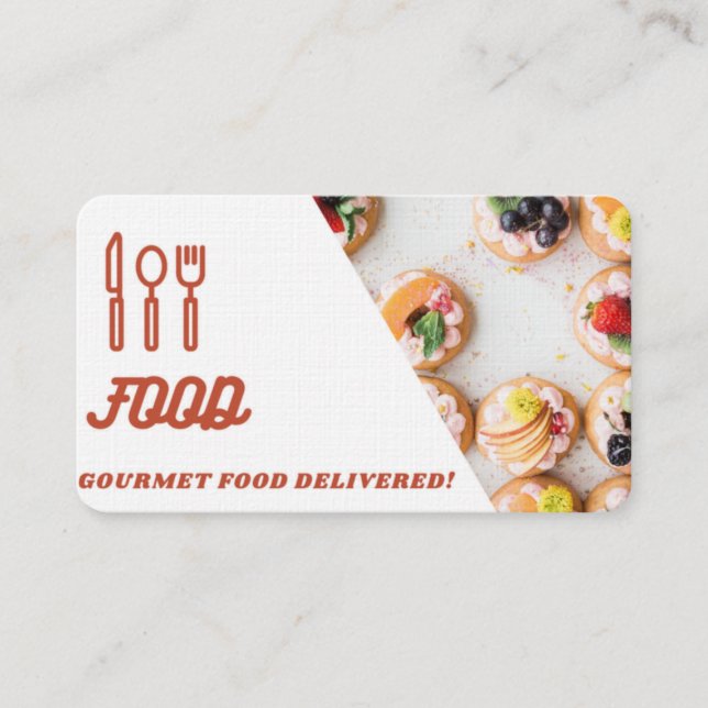 Food Business Card (Front)