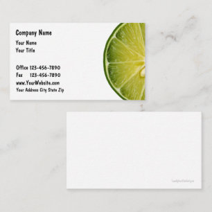 Food Business Cards