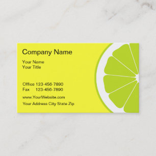 Food Business Cards
