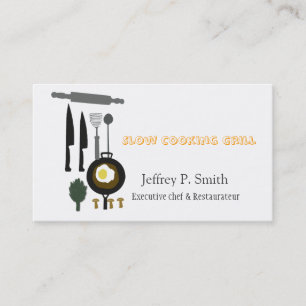 Food Business Catering Culinary Chef Business Card