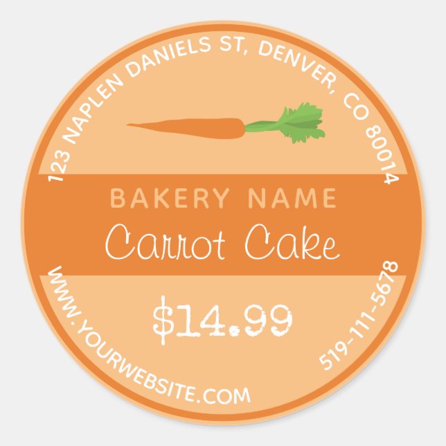 Food Cake Sticker (Front)