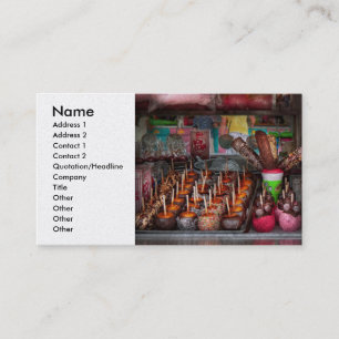 Food - Candy - Chocolate covered everything Business Card