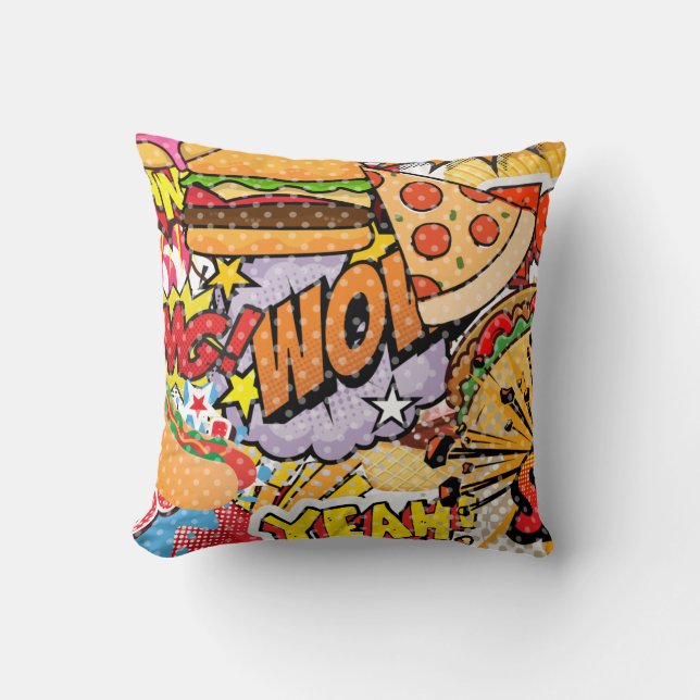 Food Cartoon Cushion (Front)