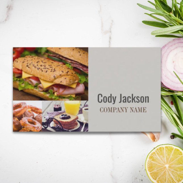 Food Caterer Diner Culinary Chef Catering  Business Card (Food Caterer Diner Culinary Chef Catering Business Card)