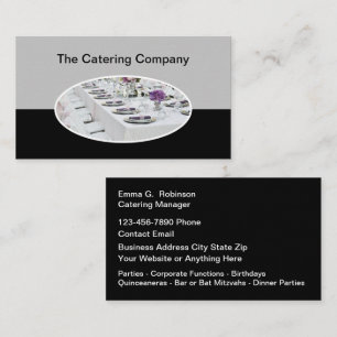 Food Catering Business Cards