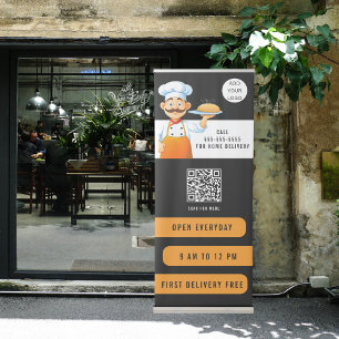 Food Catering Restaurant Business Retractable Banner
